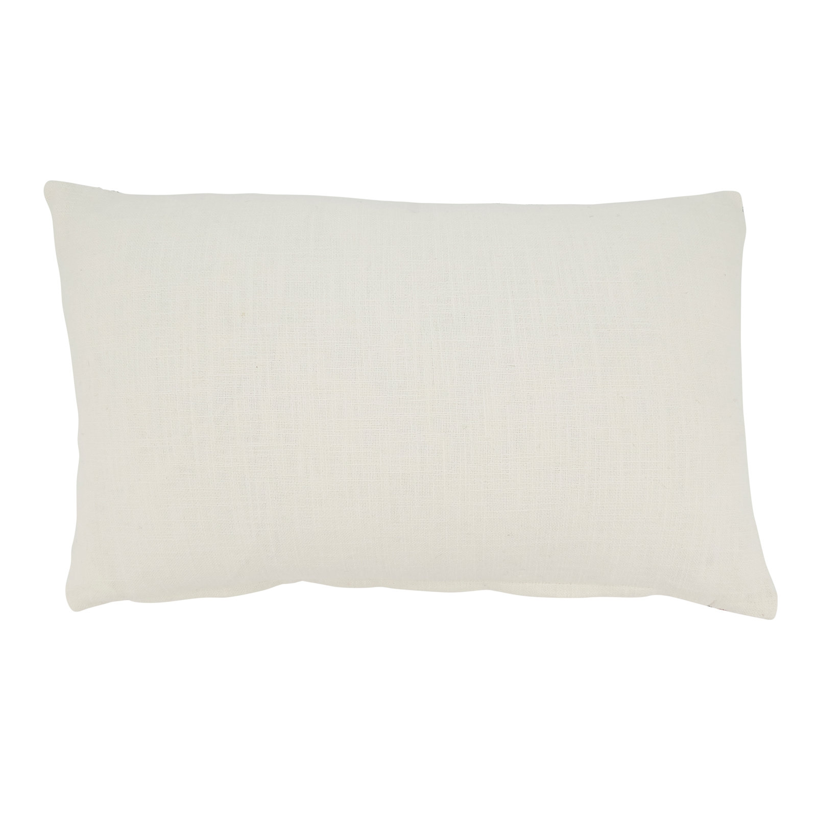 Keta Plaid Cotton Lumbar Throw Pillow, Down Blend