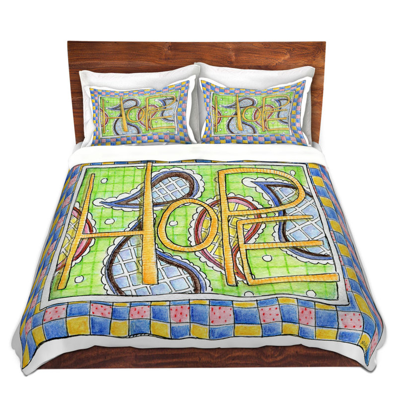 Ensemble de housse de couette espère, 1 housse simple + 1 taie standard