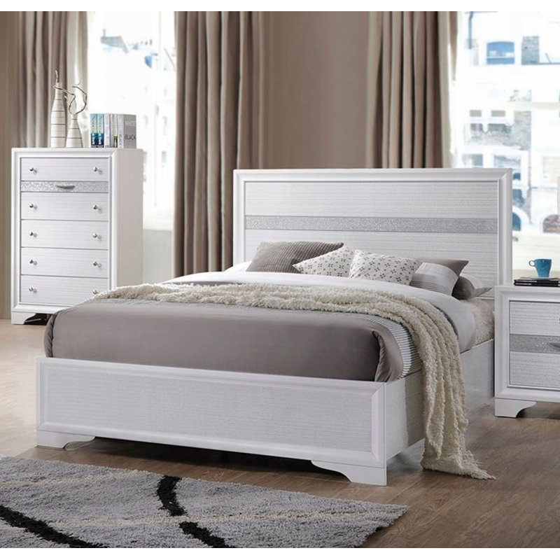 Ensemble de chambre à coucher 5 pièces Naima, Simple