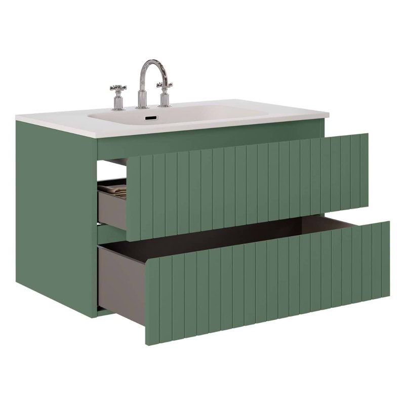 Prima Single Vanity, Forest Green, 36"