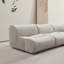 Canapé modulaire incurvé moderne de luxe, canapé paresseux de salon modulaire, canapé modulaire en L librement combinable-851948739