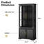 Vitrine moderne avec éclairage intelligent-116233885