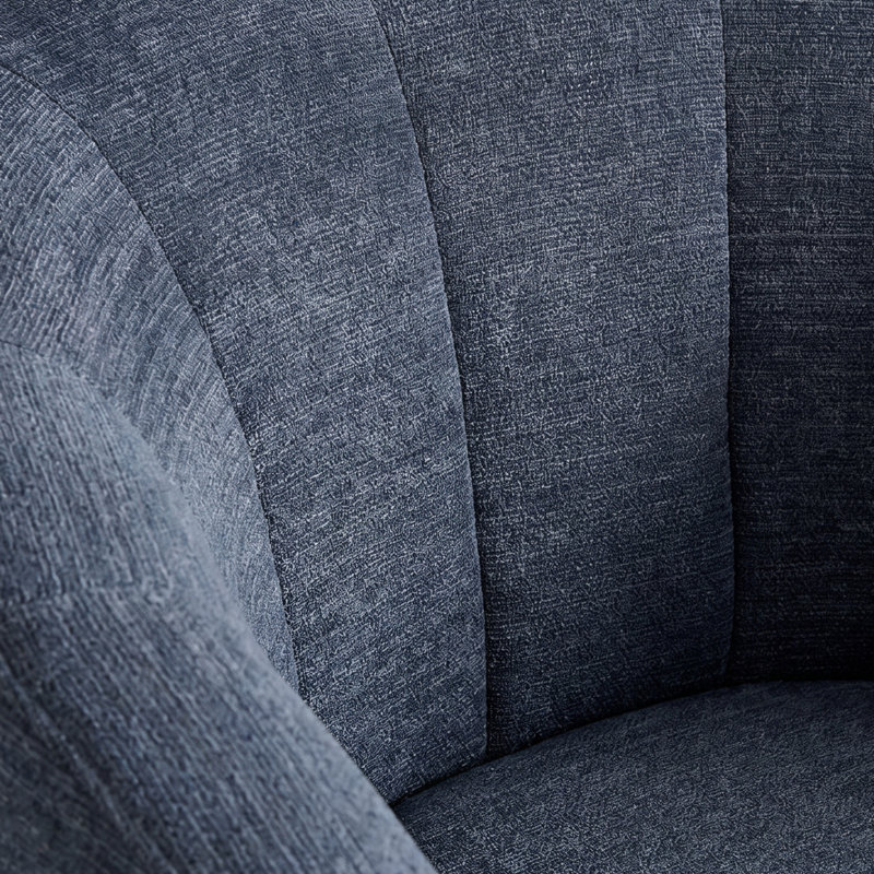 Fauteuil demi-tonneau pivotant, Blue