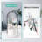 Rotating 3 Slots Bathroom Organizer Countertop