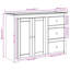Ammie 112cm Sideboard
