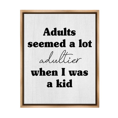 "Sassy Adult Expression" par Lil 'Rue sur toile
