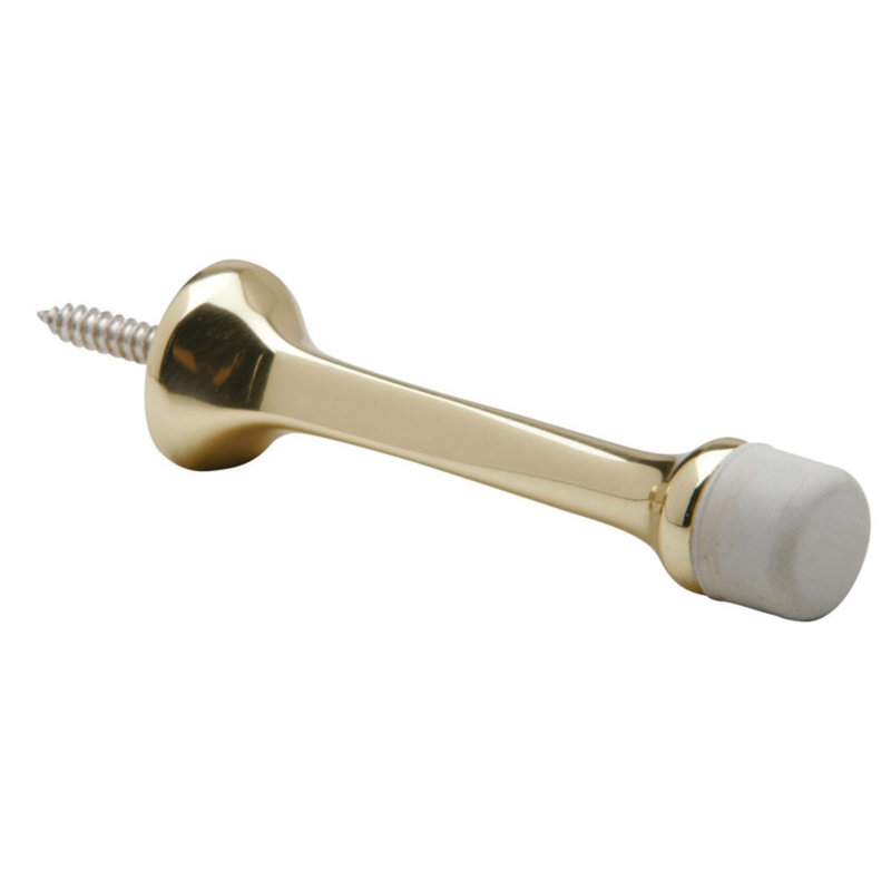 IVES Brass Baseboard Stop, Bright Bronze