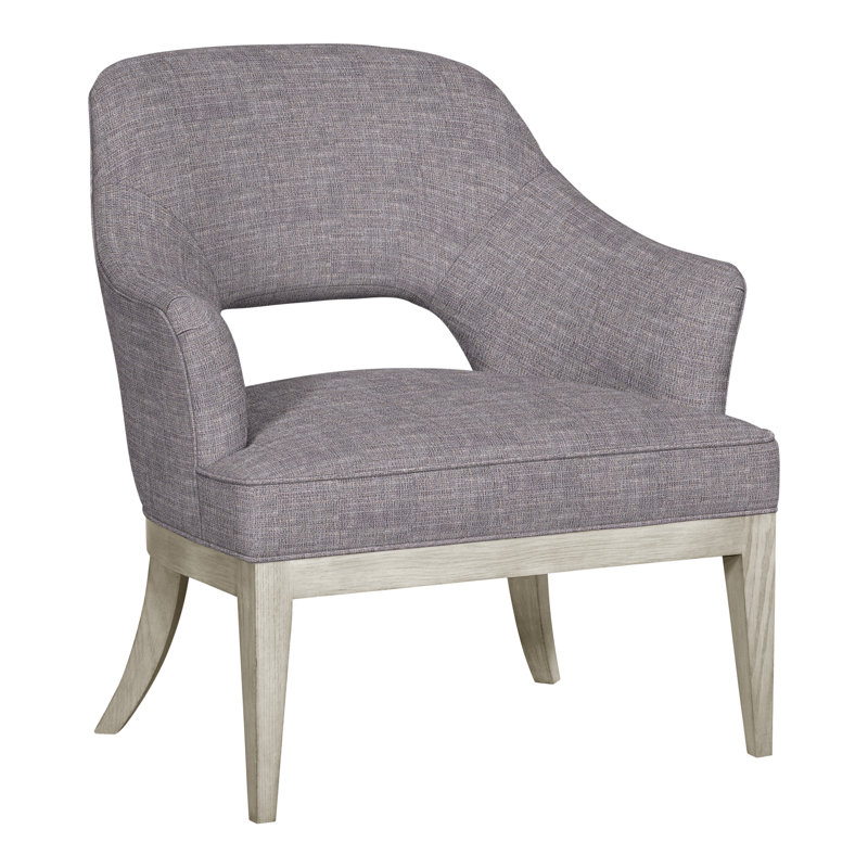 Chaise Kaley de 32,5 po Vanguard, Chenille nomade ardoise Crypton®, Navajo