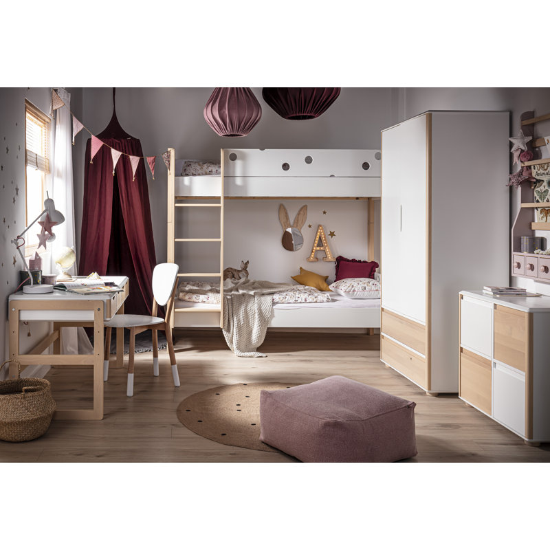 Porter Children's Bed, 90 x 200 cm, Grey
