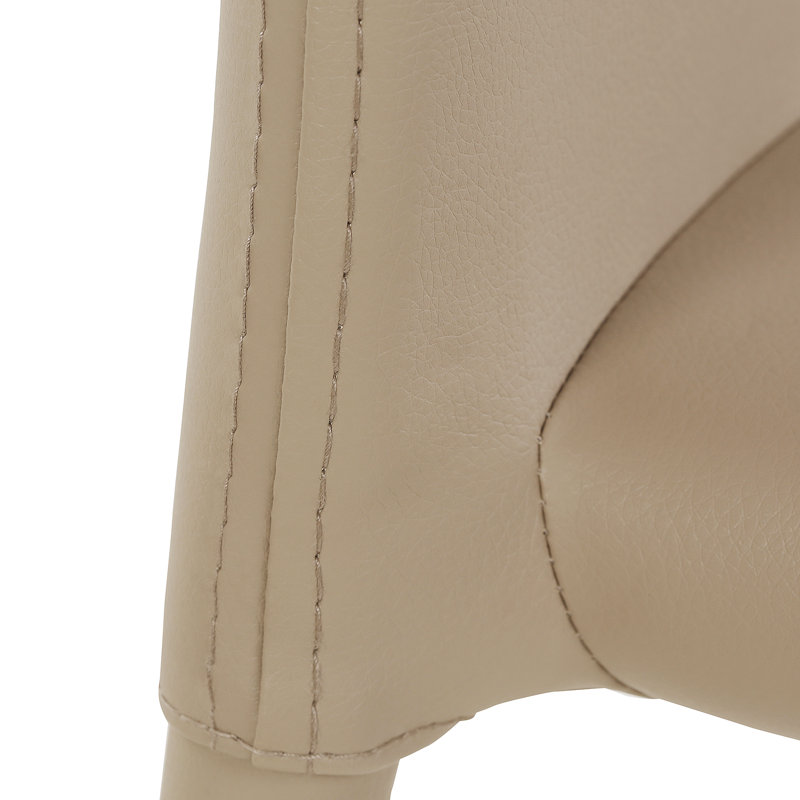 Nell Upholstered Stacking Dining Chair, Light Grey