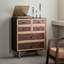 Commode 6 tiroirs 35,43 po Mid-Century