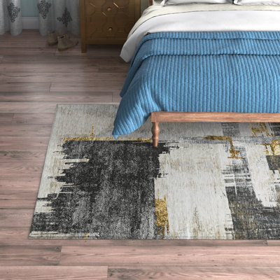 Kaylani Washable Abstract Indoor / Outdoor Rug