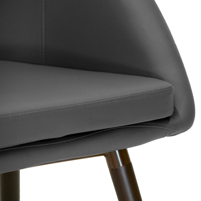 Ensminger 18.5'' H Faux Leather Upholstered Armchair
