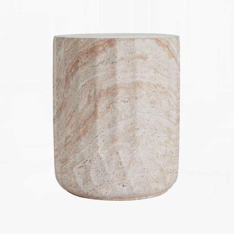 Table d'appoint d'extérieur / d'intérieur en béton