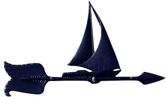 24" Sail Weathervane, Sailboat