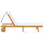 63cm Long Acacia Double Chaise-1197887756