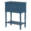 Console étroite, canapé mince avec trois tiroirs de rangement et tablette inférieure-915451631