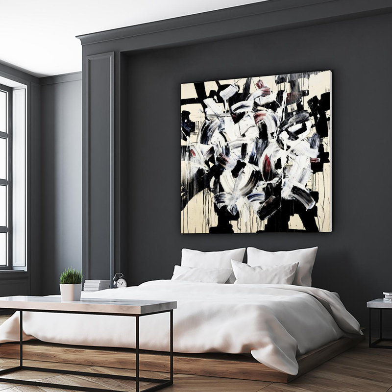 " Racing Thoughts ", 54" H x 54" W x 1.5" D