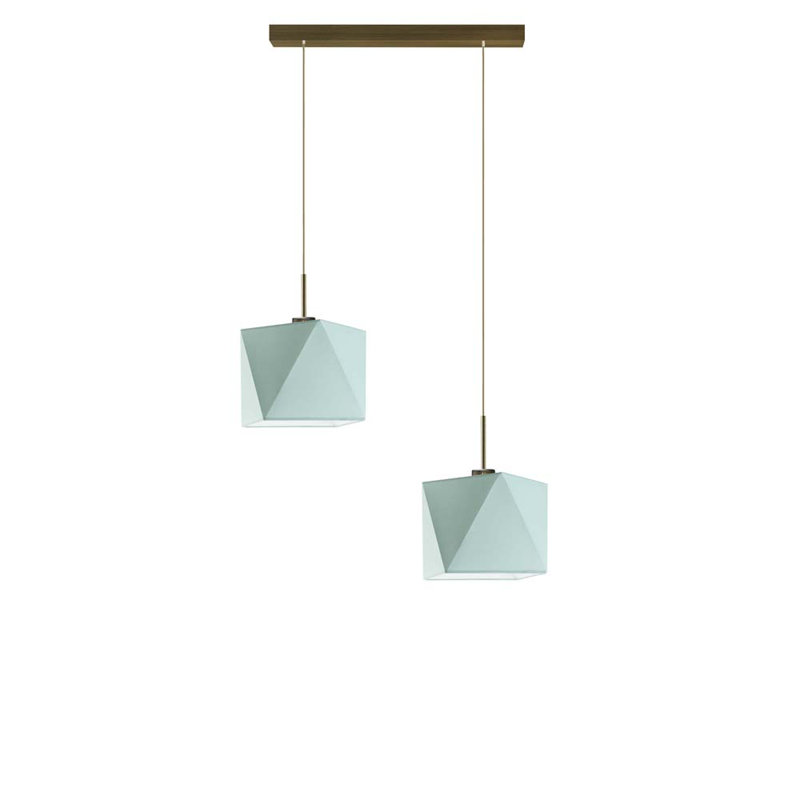 Deneesha 2 - Light Kitchen Island Pendant, Brown, Mint