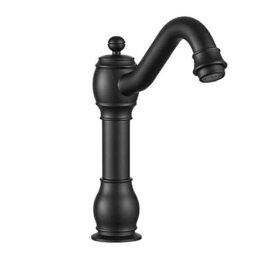 Fontana Matte Black Commercial Touchless Faucet