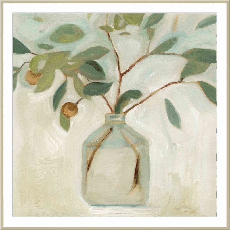 " Neutral Arrangement I " Painting Print, 40.09" H x 40.09" W x 1.1" D, German Silver