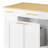 Drop Leaf Rolling Kitchen Island Cart With Pull Out Trash Can Storage Modular Kitchen Island-571810917