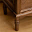 Commode d'appoint simple en bois massif de noyer noir