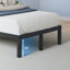 Base de lit plateforme en métal avec support de lattes en acier robuste, aucun sommier requis-1410926875-1437585966-1410926885