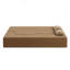 Canapé de plancher en velours côtelé avec 2 coussins-741991824