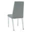 Moderne 2 chaises de salle à manger de luxe, tissu en polyuréthane, pieds de chaise galvanisés, siège large, base solide, pieds réglables antidérapants, paire de roulement jusqu'à 250 livres (2), revêtement, confortable-1641178381