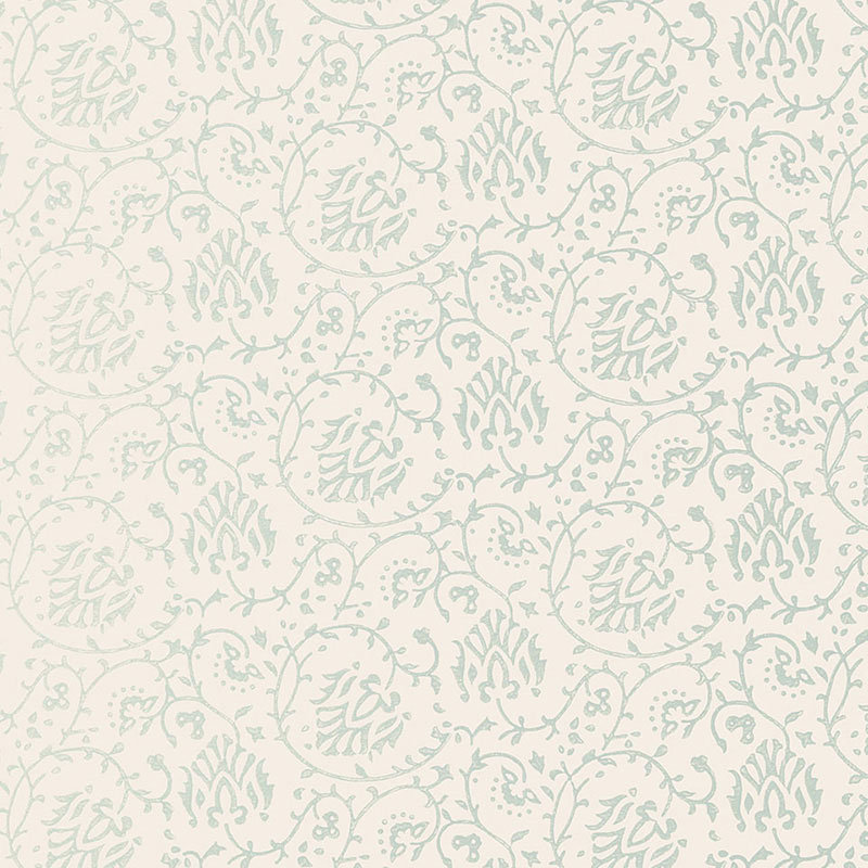 Papier peint Sarana Vine, Bleu eau