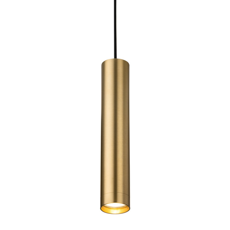 1 - Light Kitchen Island Pendant, Satin Brass