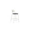 Tabouret de comptoir Khylia - noir graphite avec cuir écologique graphite-299491141