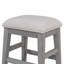Ensemble de table de salle à manger 4 pièces pour 3 personnes, ensemble de table et chaises de cuisine rétro avec 3 tiroirs de rangement-121629061