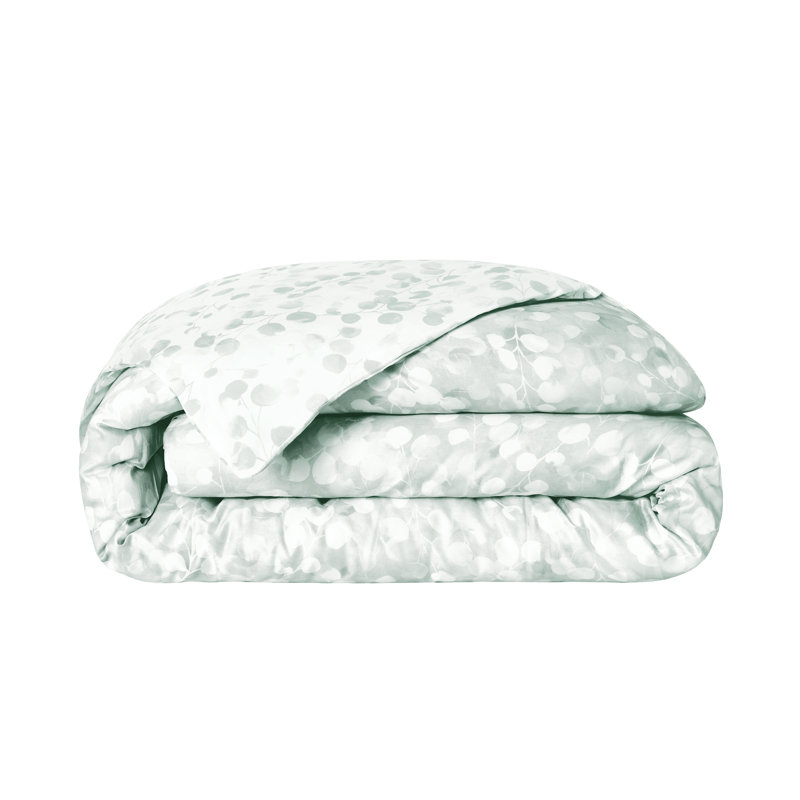 Rosée Sauge Queen duvet cover, Green; White, Rosée sauge, King
