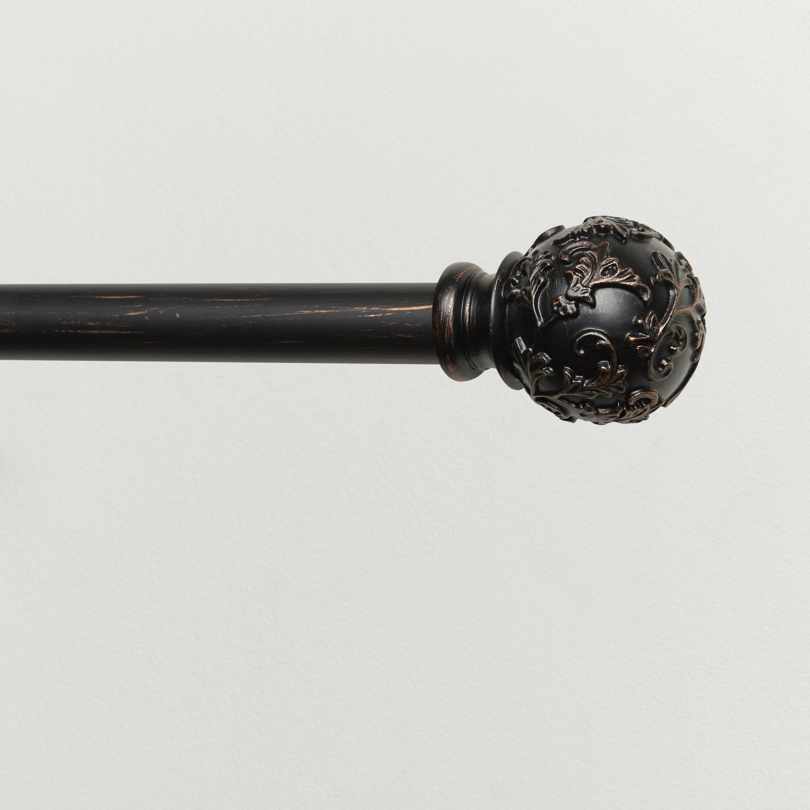 Jewett Adjustable Vine Curtain Rod, 36" - 72", Oil Rubbed Bronze