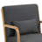 Jyrin 25.8" Wide Mid Century Upholstered Beige Linen Solid Wood Accent Chair with an Extra Pillow-1576111515-1576179212
