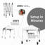 79 Ft. W x 79 Ft. D Metal Pop-Up Canopy-68387639