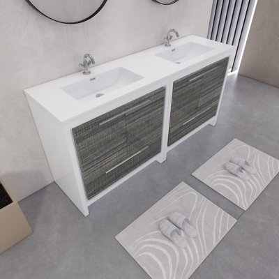 Ensemble de meuble-lavabo double 72 po Eden