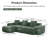 Hurst L-Shaped Sectional Sofa with Movable Ottoman