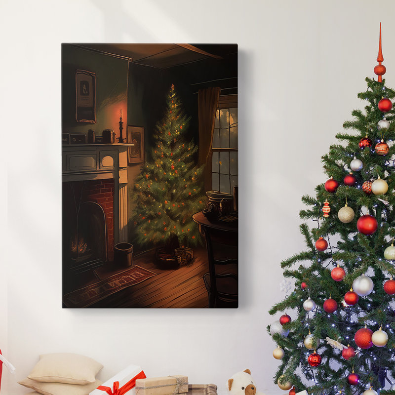 Art des Fêtes de Noël - Toile tendue avec châssis DC