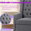 Fauteuil inclinable manuel avec coussin profond, 27,16 po de large, dossier haut, 3 positions d'inclinaison-1907658312