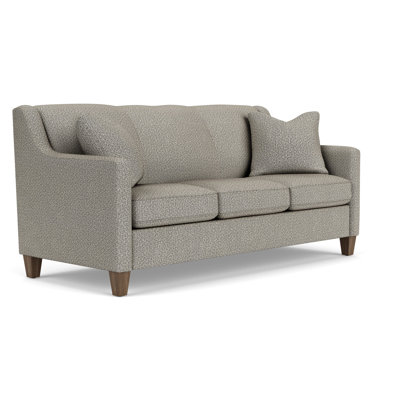 Shorecrest 78'' Upholstered Sofa, Dark Gray Polypropylene/Olefin