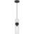 Nash 1 Light LED Pendant - Matte Black Finish-1529690987