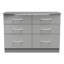 112 cm W Chest of 6 Drawers-1363985660
