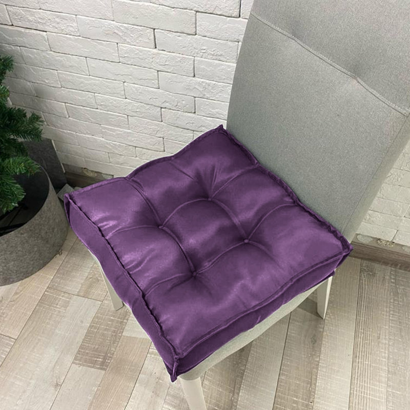 OUTDOOR WATERPROOF BOOSTER CUSHION 45X45 SILVER, Aubergine