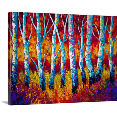 «Clodagh Chill in the Air Birches» par Marion Rose, reproduction d'art sur toile