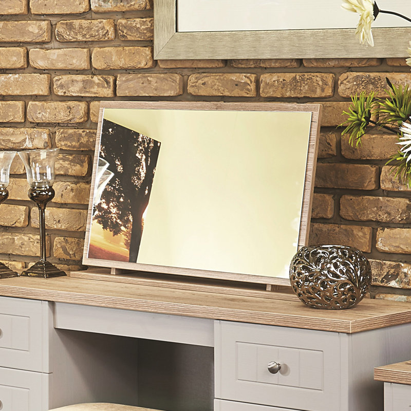 Fully Assembled Rosio Rectangular Dresser Mirror