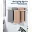 Double barre à serviettes, porte-serviettes mural 24 po, chrome-135142049