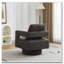 Fauteuil d'appoint pivotant rembourré Boucle
